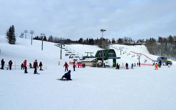 région de la capitale provinciale Edmonton: Taille des domaines skiables – Taille Snow Valley – Edmonton
