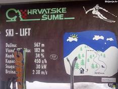 Plan des pistes Rudnik Tršće