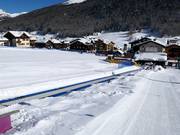 Tapis magique (l'un des nombreux dans le domaine skiable)