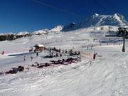 Le terrain d'entraînement au télésiège Cabri