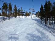 Piste freeride en dessous du télésiège six places