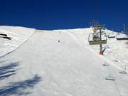 Descente difficile au Schneiderkogel
