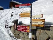 Signalisation sur la Belalp