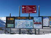 Plan des pistes clair avec des informations actualisées