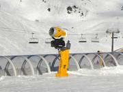 Canon à neige performant dans le domaine skiable The Remarkables