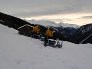 Canons à neige au Rinerhorn