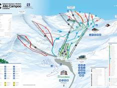 Plan des pistes Alto Campoo