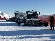 Les dameuses attendent leur prochaine mission.