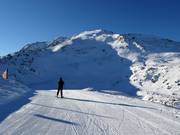 Vue depuis la station supérieure vers le Glungezer, culminant à 2677 m