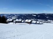 Chalets en rondins avec accès direct aux pistes (ski-in/ski-out)