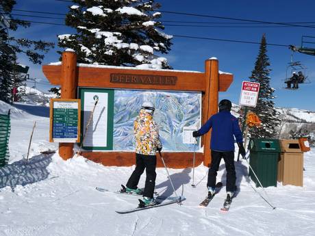 Salt Lake City: indications de directions sur les domaines skiables – Indications de directions Deer Valley
