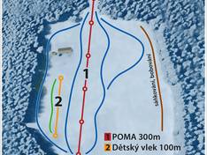 Plan des pistes Kocianka