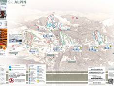 Plan des pistes Les Marmousets/Massif d’Orbe – Bois d’Amont