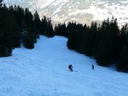 Itinéraire de ski exigeant vers Vandans