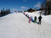 Les pistes d'accès au Toppsenteret