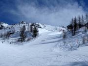 Piste noire Cieloalto à Breuil-Cervinia