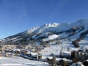 Vue sur le domaine skiable Oberjoch