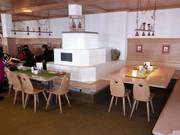 Le restaurant panoramique en libre-service à la station supérieure du Diedamskopf