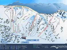 Plan des pistes Charlotte Pass