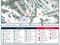 Plan des pistes Montcalm