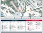 Plan des pistes Montcalm