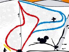 Plan des pistes Zlatá Olešnice