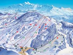 Plan des pistes Atzmännig – Goldingen