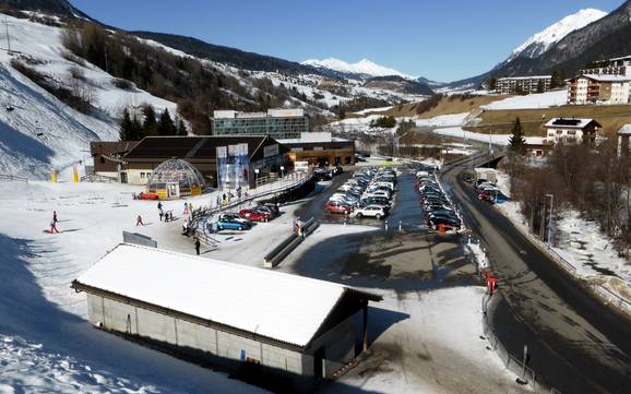 Alpes du Platta (Oberhalbsteiner Alpen): Accès aux domaines skiables et parkings – Accès, parking Savognin