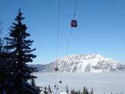 Montée confortable vers le domaine skiable Galsterberg