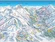 Plan des pistes du domaine skiable Arosa Lenzerheide