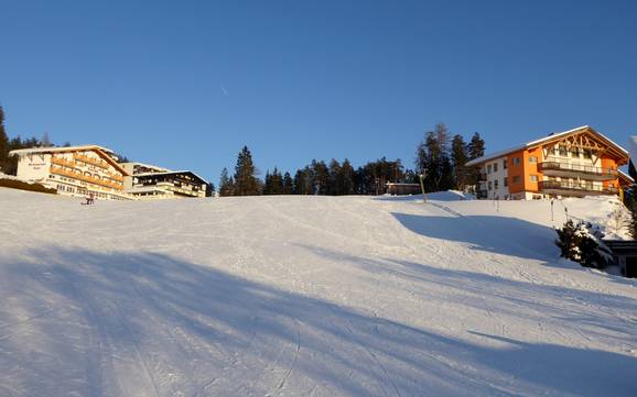 La plus haute gare aval dans la Region Seefeld – domaine skiable Hinterfeld – Mösern (Telfs)