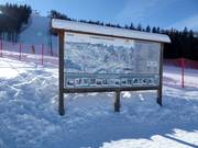 Plan des pistes à la station supérieure Signaue