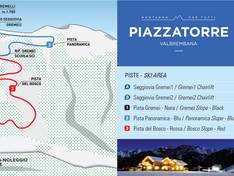 Plan des pistes Piazzatorre