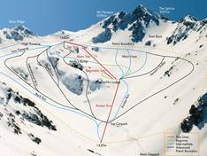 Plan des pistes Mount Olympus