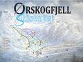 Plan des pistes Ørskogfjell Skisenter