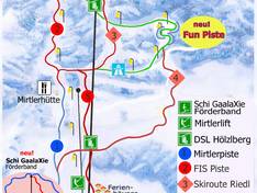 Plan des pistes Gaaler Lifte – Gaal