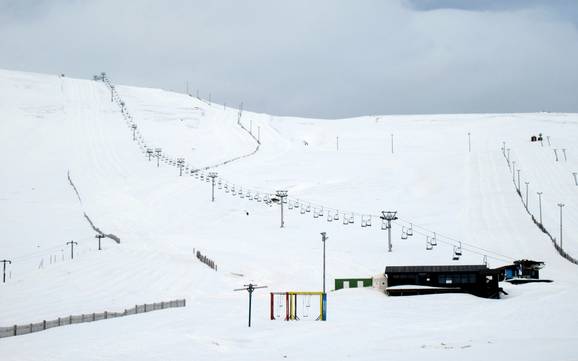 La plus haute gare aval dans le Grand-Reykjavik – domaine skiable Skálafell