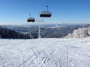 Piste de difficulté moyenne au télésiège Große Almberg