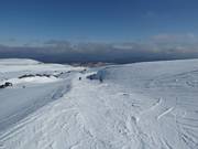 Piste facile de descente vers la vallée Clarry's Track