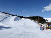 Pistes pour débutants à la station intermédiaire Bergeralm