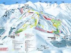 Plan des pistes Peyragudes