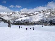 Piste facile au télésiège Moonbeam Express