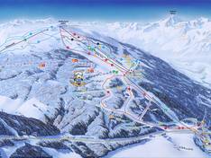 Plan des pistes Bergeralm – Steinach am Brenner
