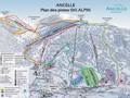 Plan des pistes Ancelle