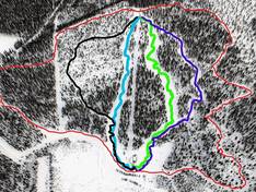 Plan des pistes Sattajärvi