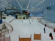 Piste bleue dans la partie inférieure