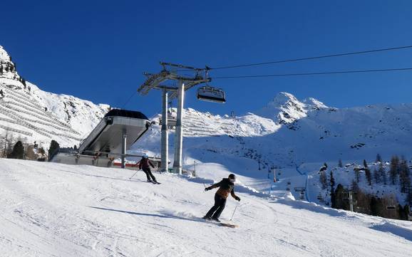 val de Passiria (Passeiertal): Taille des domaines skiables – Taille Pfelders (Plan)