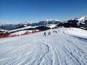 Cours de ski pour enfants dans la station de ski Lagorai