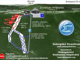 Plan des pistes Dobogókő