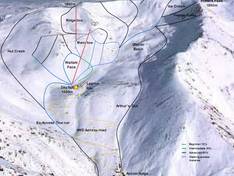 Plan des pistes Awakino